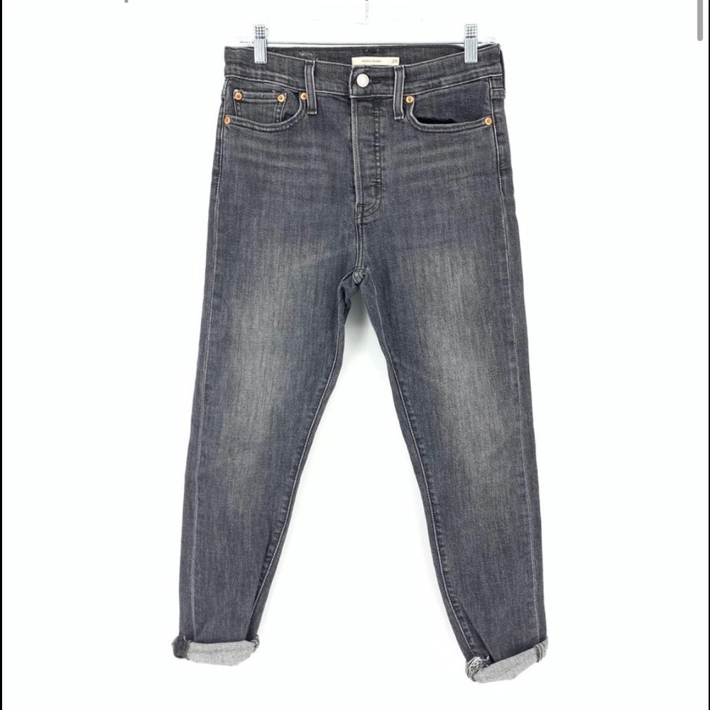 Levi's Size 29 Wedgie Skinny Jeans High Rise Gray